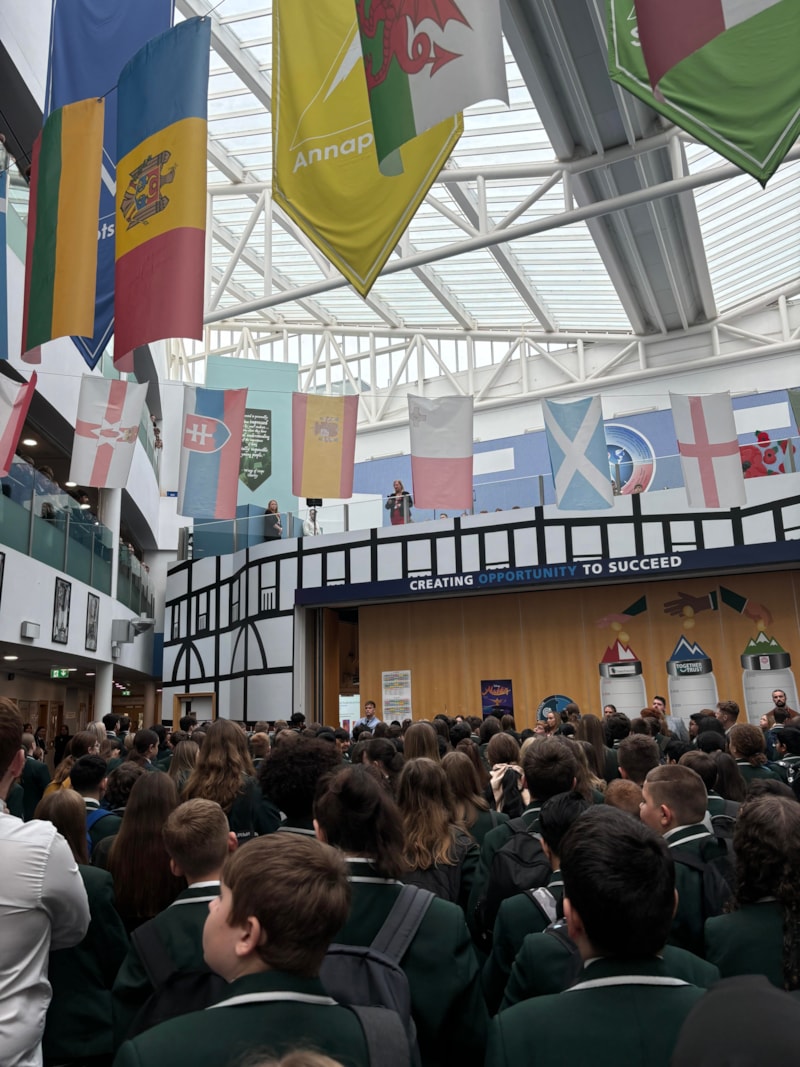 Stockport Academy’s Poppy Drop: A Heartfelt Tribute of Remembrance