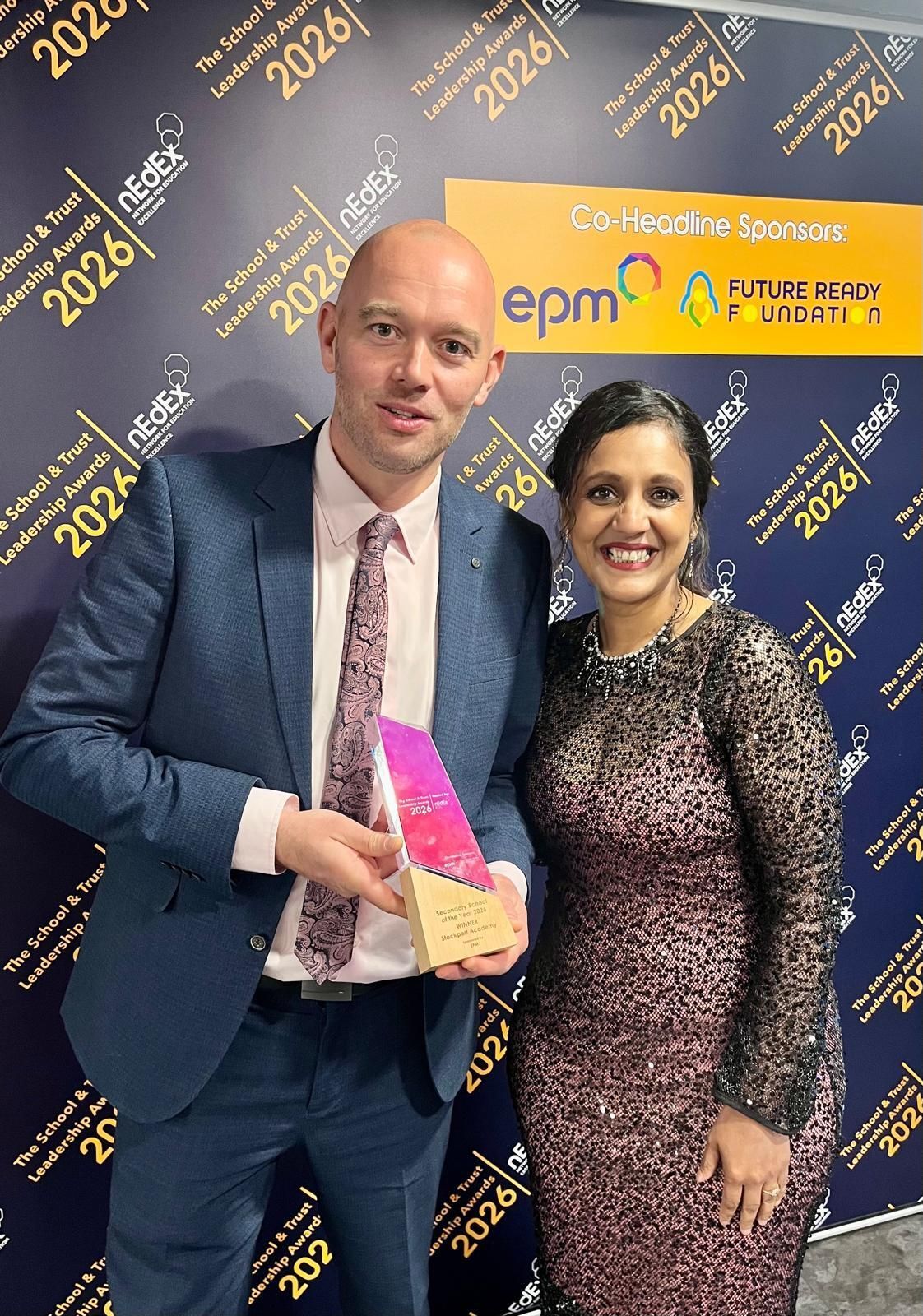 Stockport Academy wins national Secondary School of the Year award