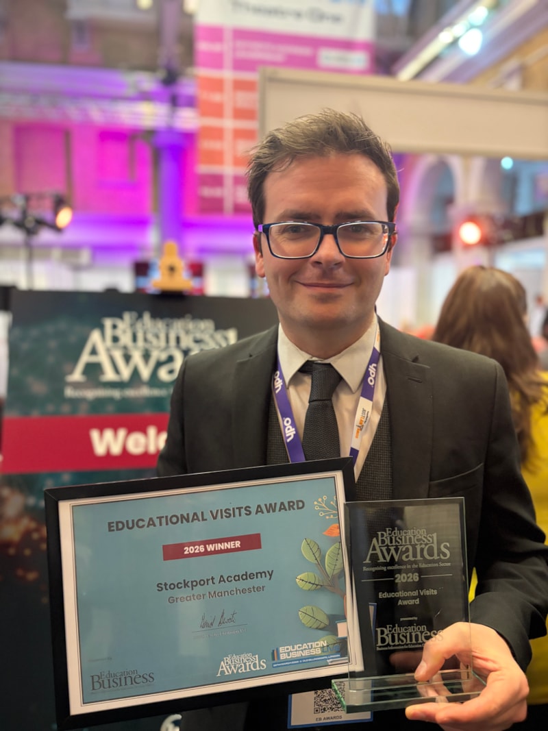 Stockport Academy Wins National Educational Visits Award