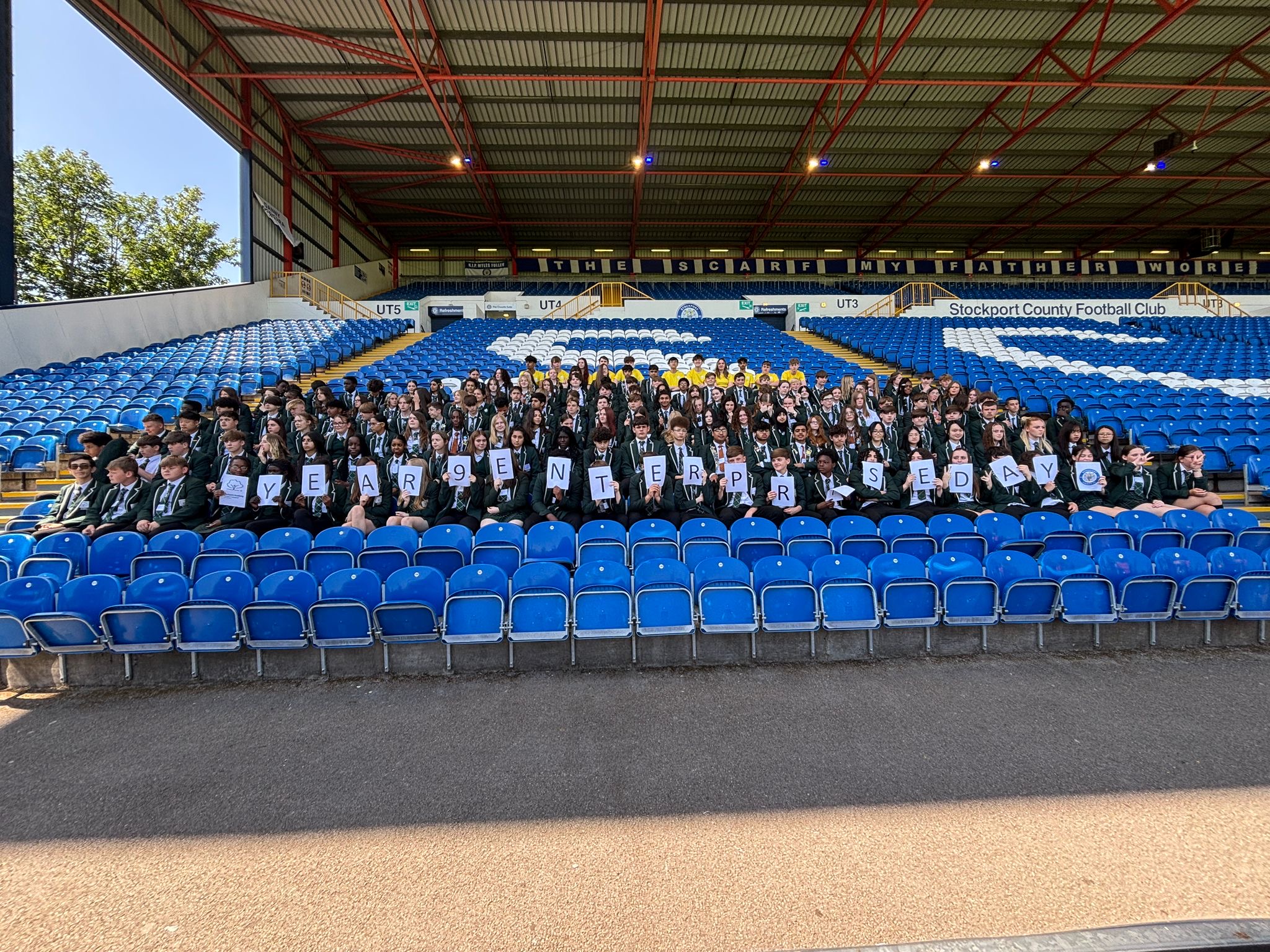 Year 9 Students Excel At Edgeley Park Enterprise Day