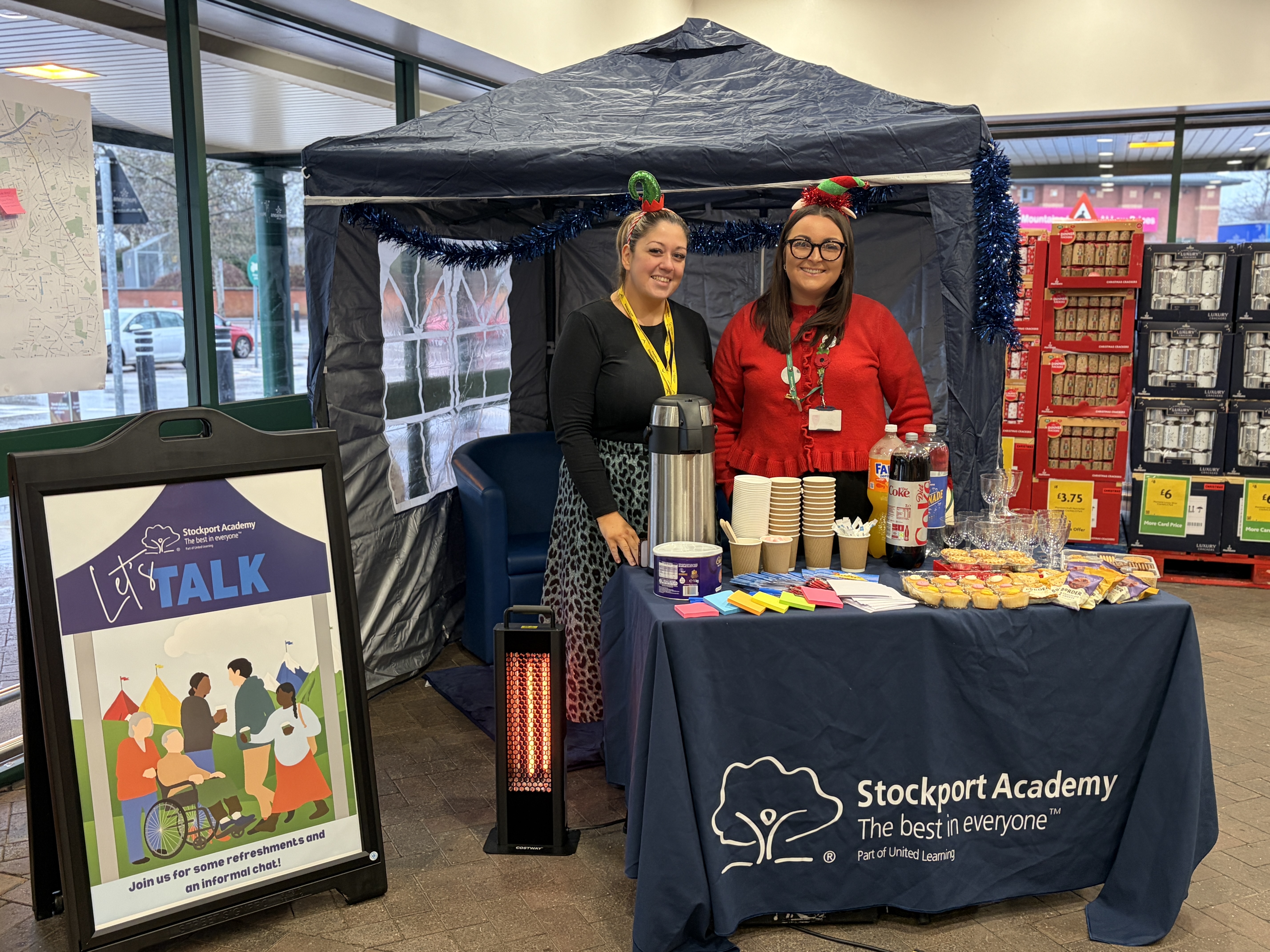 Stockport Academy Brings Festive Cheer to Cheadle Heath with ‘Let’s Talk’ Community Event
